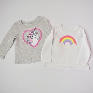 Bundle of 2 TCP Sequin Graphic Tees - 9-12 Months